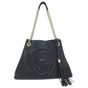 Gucci Soho Chain Tote pebbled leather Shoulder Bag